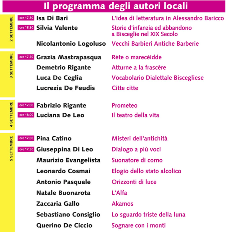  Progamma evento Libri Nel Borgo Antico