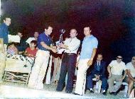 Premiazione torneo Canicola - 1978