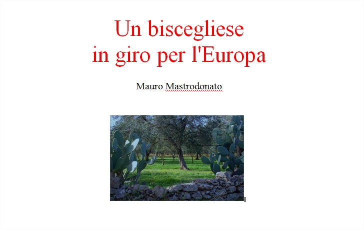 Un biscegliese in giro per l'Europa