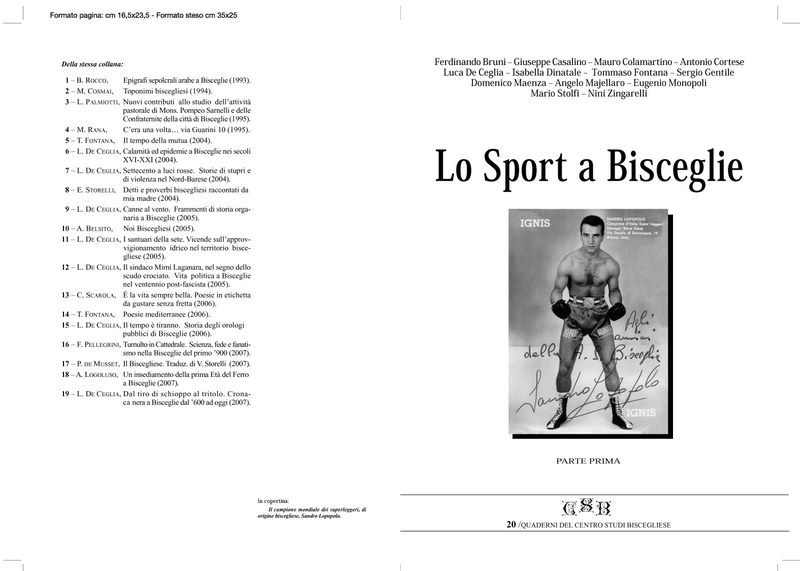 Lo sport a Bisceglie (Parte I)