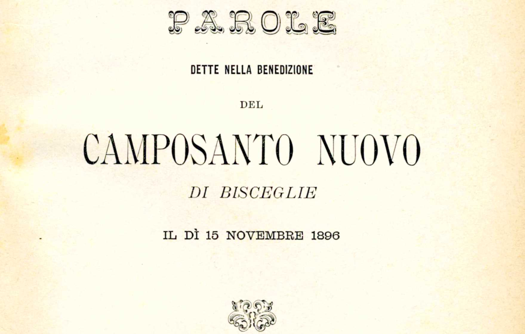 Benedizione Camposanto, 1896