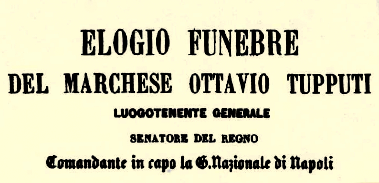 Elogio Funebre ad Ottavio Tupputi